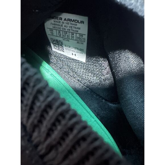 Under Armour Blur Smoke 2.0 MC Suede Football Cleats Men's 13 Black 3027978-001 - Picture 6 of 6